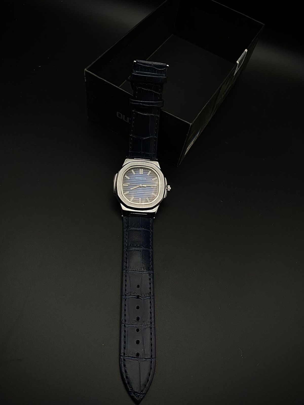 Martyn Patek Style Men’s Luxury Watch with Date - brothers time