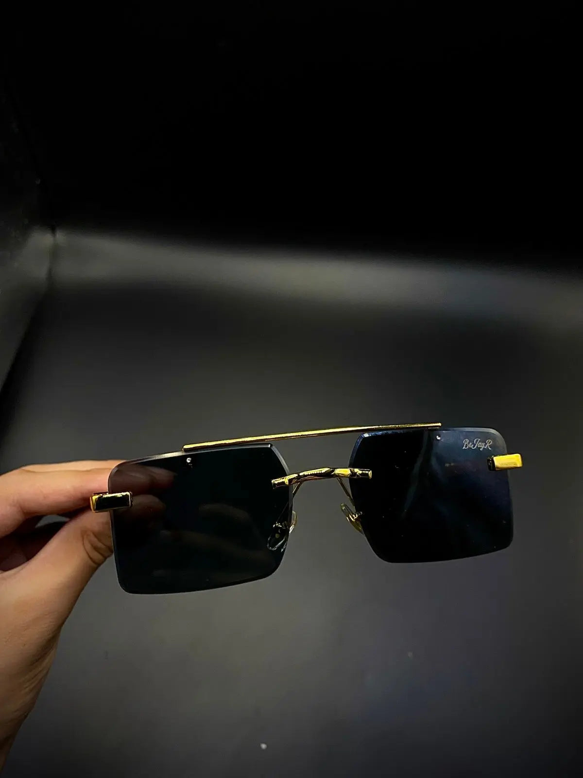 Wood & Golden Glasses